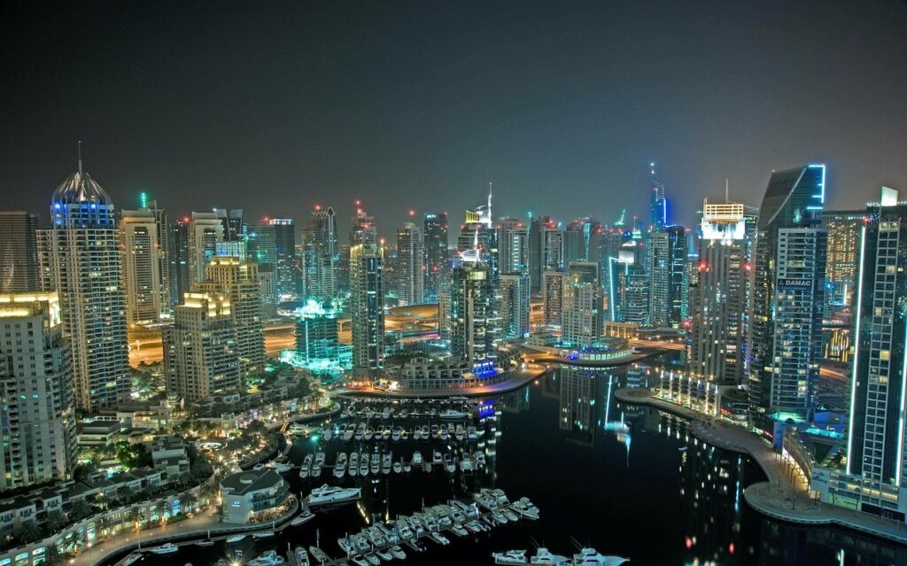 dubai, skyscrapers, high-rises